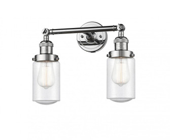 Dover - 2 Light - 14 inch - Polished Chrome - Adjustable Bath Vanity Light (3442|208-PC-G314)