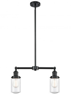 Dover - 2 Light - 21 inch - Oil Rubbed Bronze - Stem Hung - Adjustable Island Light (3442|209-OB-G314)