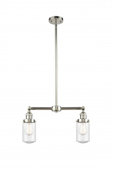 Dover - 2 Light - 21 inch - Polished Nickel - Stem Hung - Island Light (3442|209-PN-G314-LED)