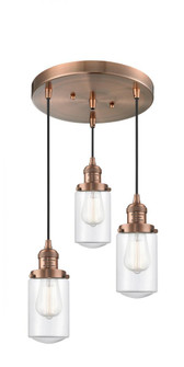 Dover 3 Light Multi-Pendant (3442|211/3-AC-G312)