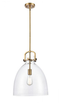 Newton Bell - 1 Light - 14 inch - Brushed Brass - Cord hung - Pendant (3442|412-1S-BB-14CL-LED)