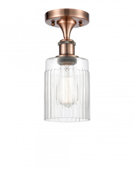Hadley - 1 Light - 5 inch - Antique Copper - Semi-Flush Mount (3442|516-1C-AC-G342)
