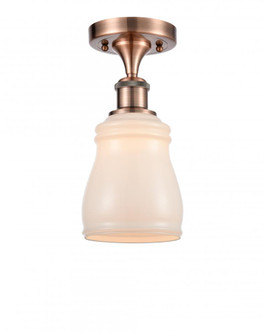 Ellery - 1 Light - 5 inch - Antique Copper - Semi-Flush Mount (3442|516-1C-AC-G391-LED)