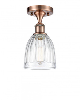 Brookfield - 1 Light - 6 inch - Antique Copper - Semi-Flush Mount (3442|516-1C-AC-G442-LED)