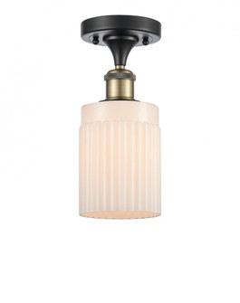 Hadley - 1 Light - 5 inch - Black Antique Brass - Semi-Flush Mount (3442|516-1C-BAB-G341)