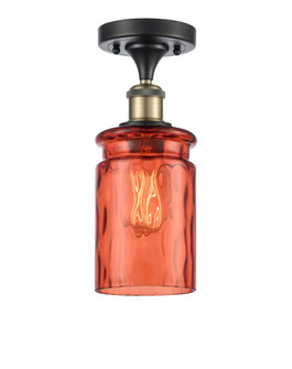 Candor 1 Light Semi-Flush Mount (3442|516-1C-BAB-G352-COR)