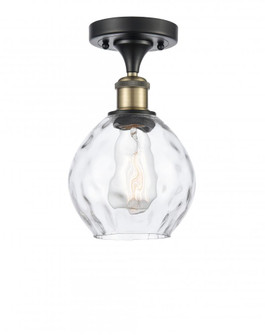 Waverly - 1 Light - 6 inch - Black Antique Brass - Semi-Flush Mount (3442|516-1C-BAB-G362)