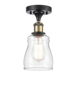 Ellery - 1 Light - 5 inch - Black Antique Brass - Semi-Flush Mount (3442|516-1C-BAB-G392)