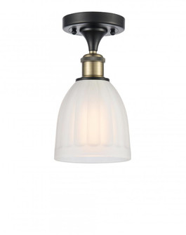 Brookfield - 1 Light - 6 inch - Black Antique Brass - Semi-Flush Mount (3442|516-1C-BAB-G441)