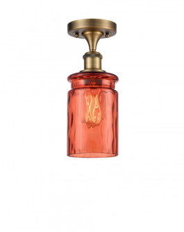 Candor 1 Light Semi-Flush Mount (3442|516-1C-BB-G352-COR)