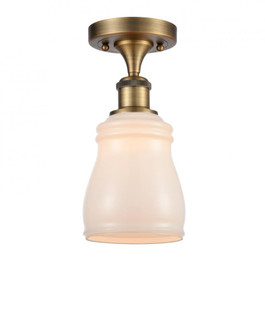 Ellery - 1 Light - 5 inch - Brushed Brass - Semi-Flush Mount (3442|516-1C-BB-G391)