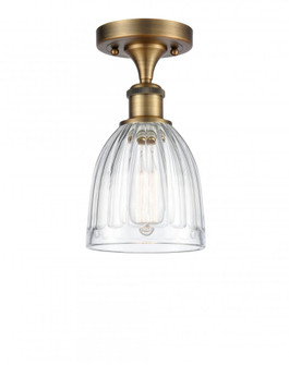 Brookfield - 1 Light - 6 inch - Brushed Brass - Semi-Flush Mount (3442|516-1C-BB-G442)