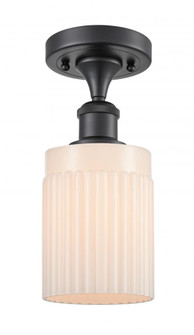 Hadley - 1 Light - 5 inch - Matte Black - Semi-Flush Mount (3442|516-1C-BK-G341)