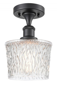 Niagara - 1 Light - 7 inch - Matte Black - Semi-Flush Mount (3442|516-1C-BK-G402-LED)