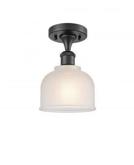 Dayton - 1 Light - 6 inch - Matte Black - Semi-Flush Mount (3442|516-1C-BK-G411-LED)