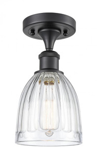 Brookfield - 1 Light - 6 inch - Matte Black - Semi-Flush Mount (3442|516-1C-BK-G442)