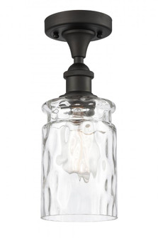 Candor - 1 Light - 5 inch - Oil Rubbed Bronze - Semi-Flush Mount (3442|516-1C-OB-G352)