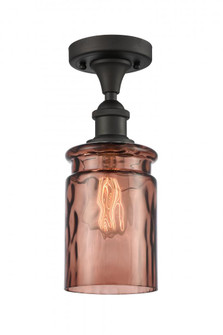 Candor 1 Light Semi-Flush Mount (3442|516-1C-OB-G352-TOF-LED)