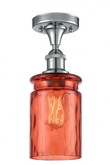 Candor 1 Light Semi-Flush Mount (3442|516-1C-PC-G352-COR)