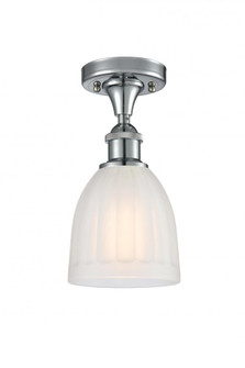 Brookfield - 1 Light - 6 inch - Polished Chrome - Semi-Flush Mount (3442|516-1C-PC-G441-LED)