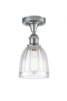 Brookfield - 1 Light - 6 inch - Polished Chrome - Semi-Flush Mount (3442|516-1C-PC-G442-LED)