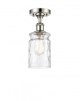 Candor - 1 Light - 5 inch - Polished Nickel - Semi-Flush Mount (3442|516-1C-PN-G352-LED)