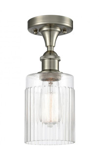 Hadley - 1 Light - 5 inch - Brushed Satin Nickel - Semi-Flush Mount (3442|516-1C-SN-G342-LED)