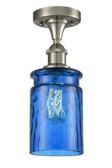 Candor 1 Light Semi-Flush Mount (3442|516-1C-SN-G352-BL-LED)