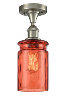 Candor 1 Light Semi-Flush Mount (3442|516-1C-SN-G352-COR)