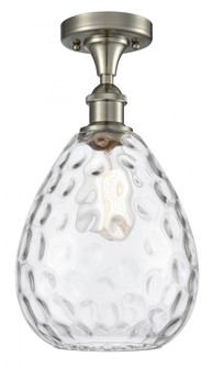 Waverly - 1 Light - 8 inch - Brushed Satin Nickel - Semi-Flush Mount (3442|516-1C-SN-G372)