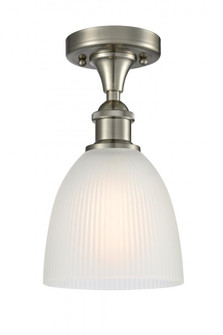 Castile - 1 Light - 6 inch - Brushed Satin Nickel - Semi-Flush Mount (3442|516-1C-SN-G381-LED)