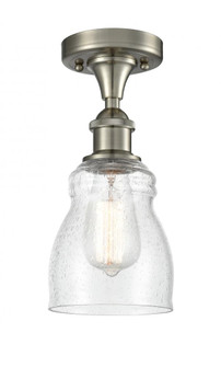 Ellery - 1 Light - 5 inch - Brushed Satin Nickel - Semi-Flush Mount (3442|516-1C-SN-G394-LED)