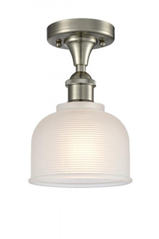 Dayton - 1 Light - 6 inch - Brushed Satin Nickel - Semi-Flush Mount (3442|516-1C-SN-G411-LED)