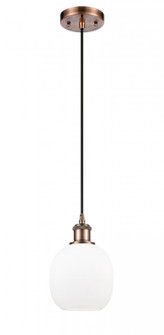 Belfast - 1 Light - 6 inch - Antique Copper - Cord hung - Mini Pendant (3442|516-1P-AC-G101)