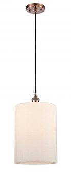 Cobbleskill - 1 Light - 9 inch - Antique Copper - Cord hung - Mini Pendant (3442|516-1P-AC-G111-L-LED)