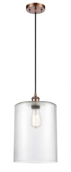 Cobbleskill - 1 Light - 9 inch - Antique Copper - Cord hung - Mini Pendant (3442|516-1P-AC-G112-L-LED)