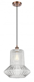 Springwater - 1 Light - 12 inch - Antique Copper - Cord hung - Mini Pendant (3442|516-1P-AC-G212)