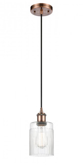 Hadley - 1 Light - 5 inch - Antique Copper - Cord hung - Mini Pendant (3442|516-1P-AC-G342-LED)