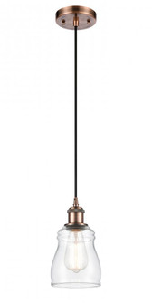 Ellery - 1 Light - 5 inch - Antique Copper - Cord hung - Mini Pendant (3442|516-1P-AC-G392)