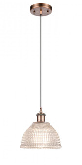 Arietta - 1 Light - 8 inch - Antique Copper - Cord hung - Mini Pendant (3442|516-1P-AC-G422)