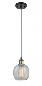 Belfast - 1 Light - 6 inch - Black Antique Brass - Cord hung - Mini Pendant (3442|516-1P-BAB-G105-LED)