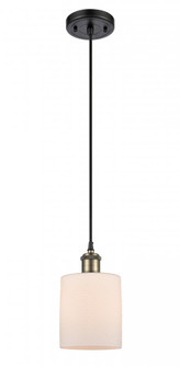 Cobbleskill - 1 Light - 5 inch - Black Antique Brass - Cord hung - Mini Pendant (3442|516-1P-BAB-G111-LED)