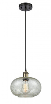 Gorham - 1 Light - 10 inch - Black Antique Brass - Cord hung - Mini Pendant (3442|516-1P-BAB-G249-LED)