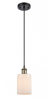 Hadley - 1 Light - 5 inch - Black Antique Brass - Cord hung - Mini Pendant (3442|516-1P-BAB-G341-LED)