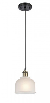 Dayton - 1 Light - 6 inch - Black Antique Brass - Cord hung - Mini Pendant (3442|516-1P-BAB-G411)