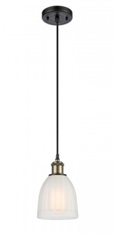 Brookfield - 1 Light - 6 inch - Black Antique Brass - Cord hung - Mini Pendant (3442|516-1P-BAB-G441-LED)
