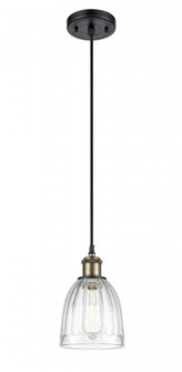 Brookfield - 1 Light - 6 inch - Black Antique Brass - Cord hung - Mini Pendant (3442|516-1P-BAB-G442)