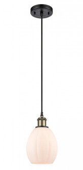 Eaton - 1 Light - 6 inch - Black Antique Brass - Cord hung - Mini Pendant (3442|516-1P-BAB-G81)