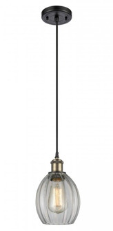 Eaton - 1 Light - 6 inch - Black Antique Brass - Cord hung - Mini Pendant (3442|516-1P-BAB-G82)