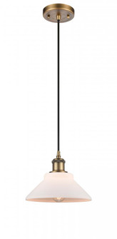 Orwell - 1 Light - 8 inch - Brushed Brass - Cord hung - Mini Pendant (3442|516-1P-BB-G131-LED)